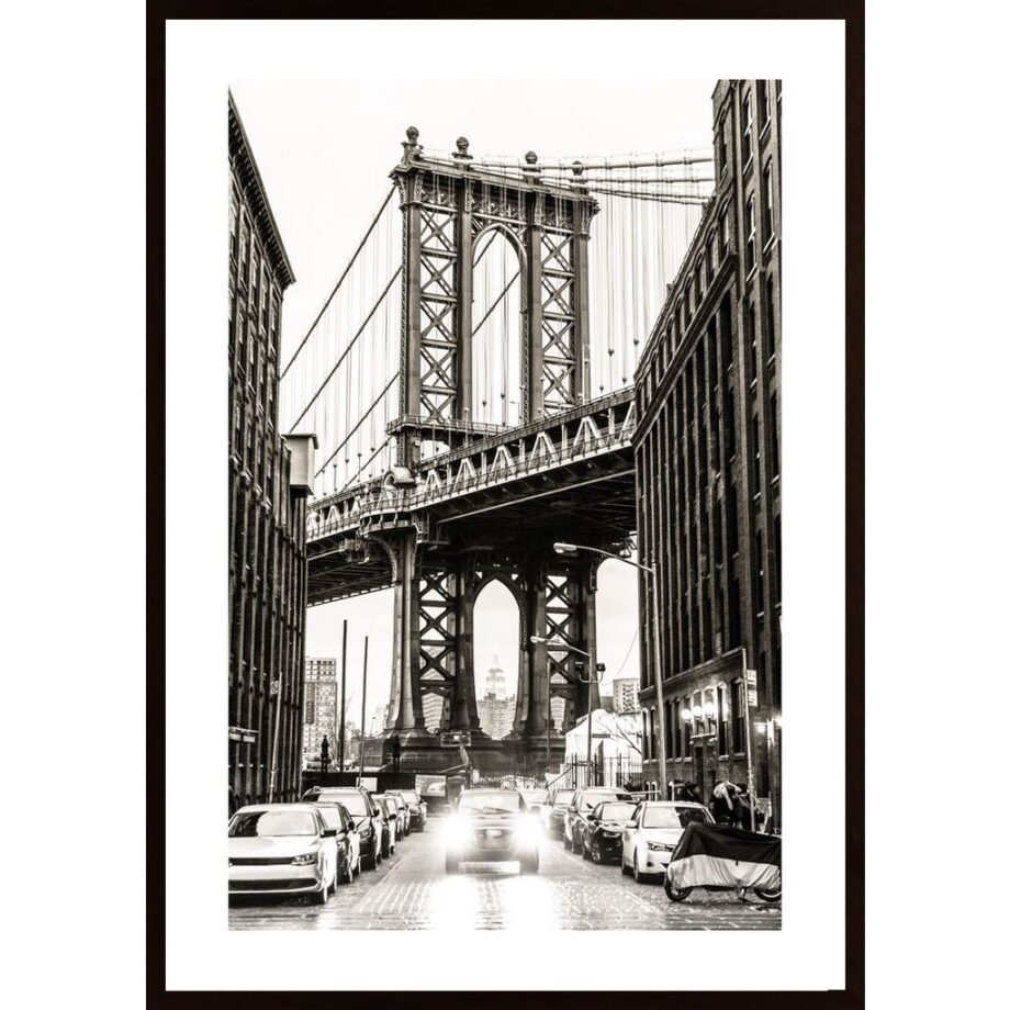 Manhattan Bridges Poster