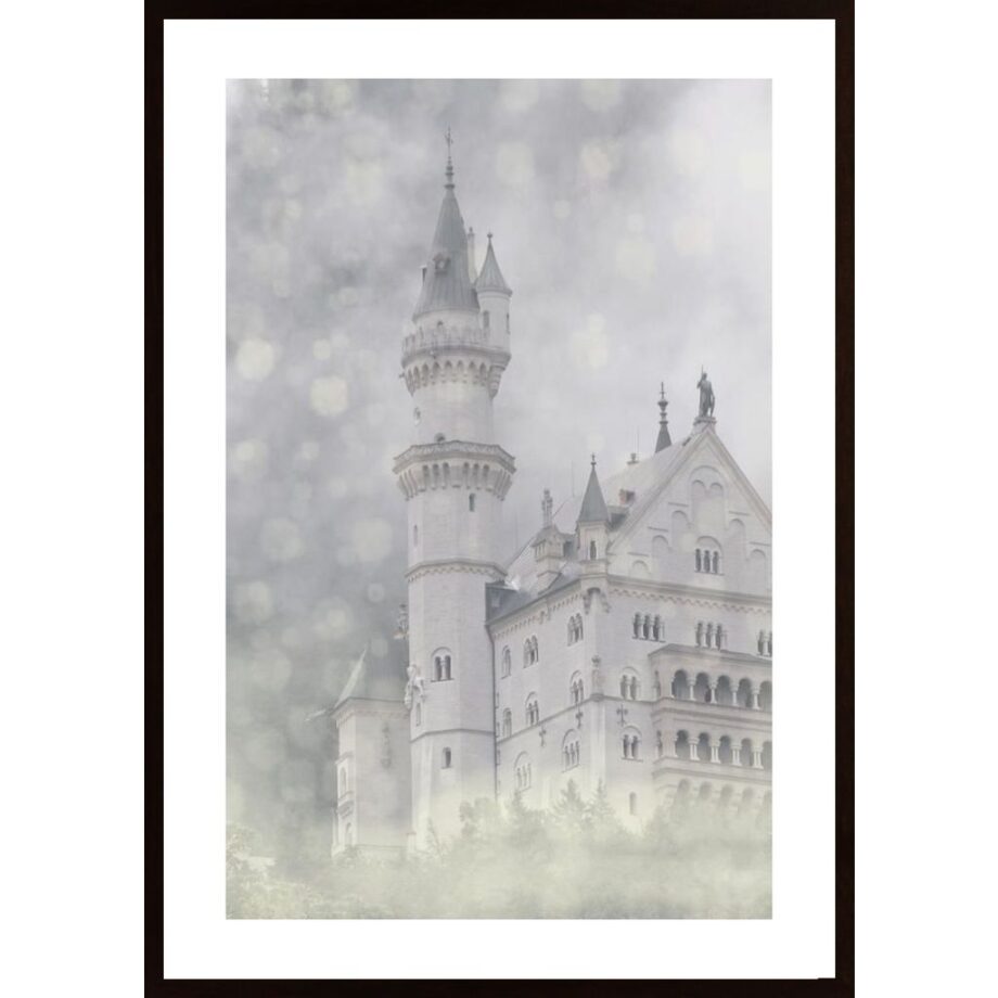 Castle In Snow Poster