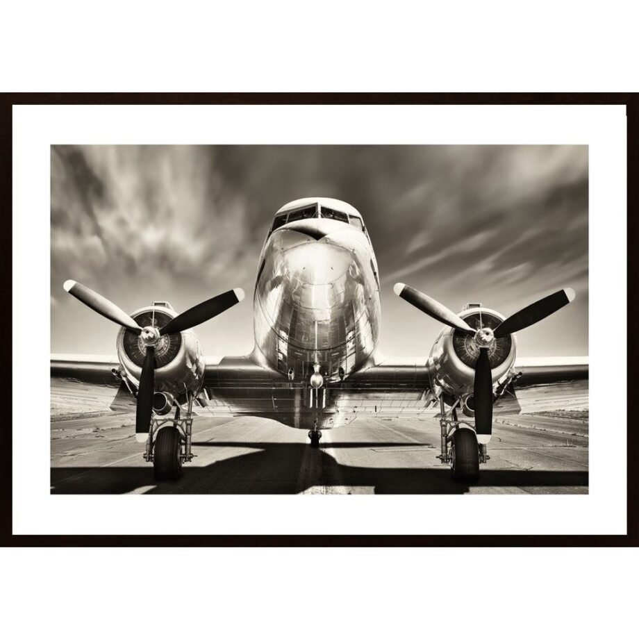 Propeller Aircraft Poster